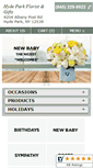 Mobile Screenshot of hydeparkfloristandgifts.com